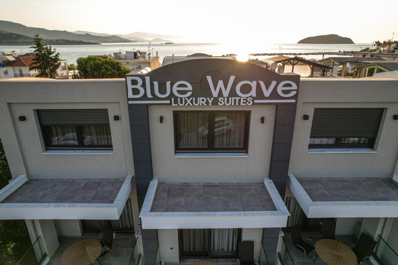 Blue Wave Luxury Suites Nea Iraklitsa Luaran gambar