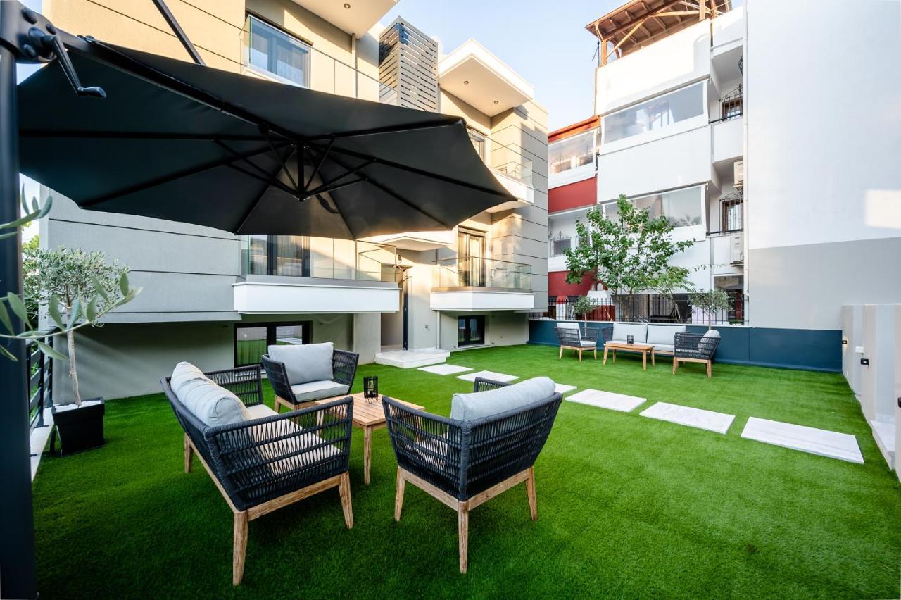 Blue Wave Luxury Suites Nea Iraklitsa Luaran gambar