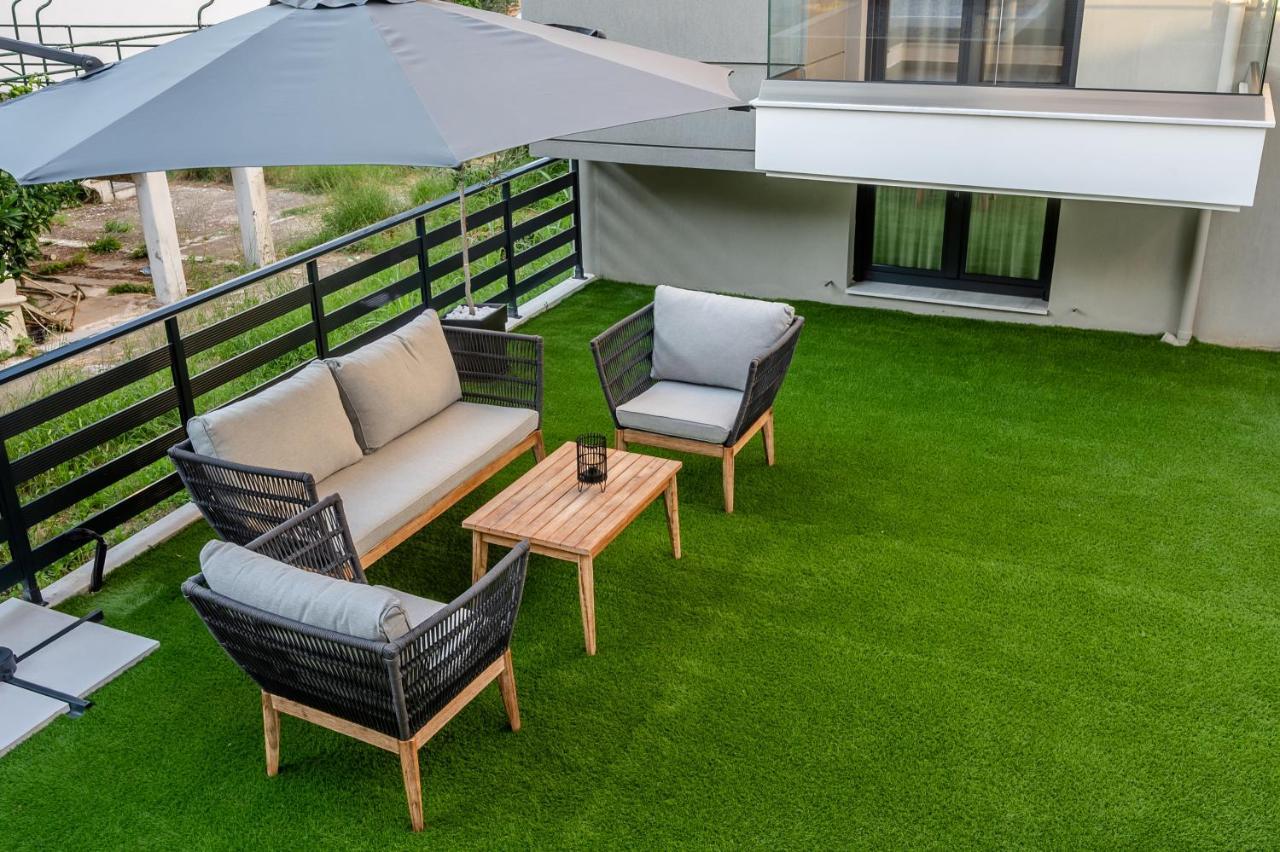Blue Wave Luxury Suites Nea Iraklitsa Luaran gambar